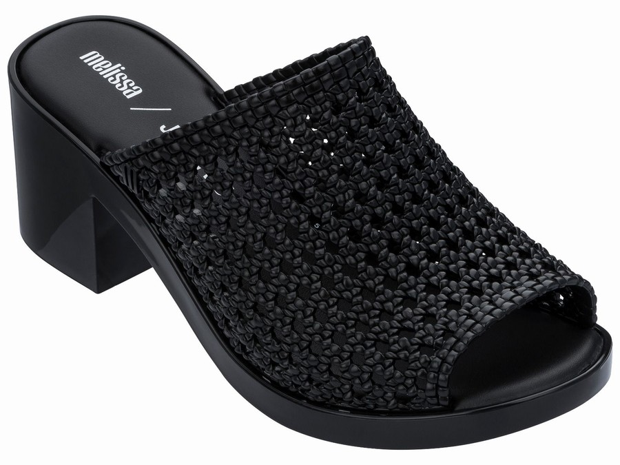 Zapatos Altos Melissa JWU Mujer - Negras - Argentina UEV-469021